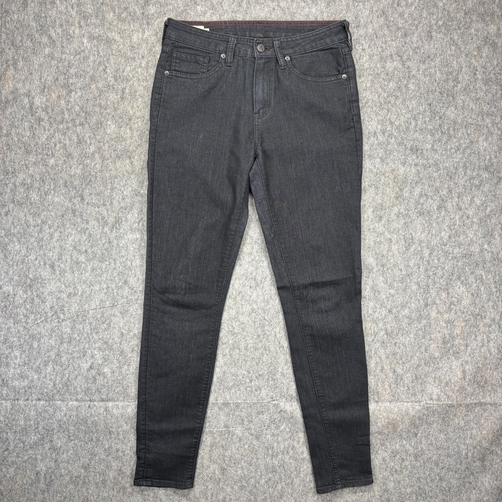 American Giant‎ 218 Skinny Stretch Indigo Mountain Jeans Women's 28 x 31 Black